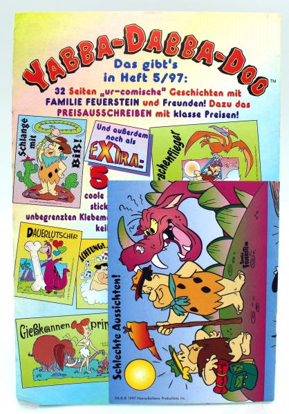 Hanna Barbera Familie Feuerstein Comic Nr. 4 (1997) von Ehapa